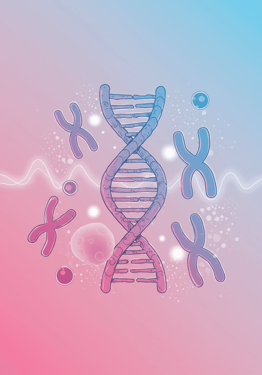 Genetics illustration